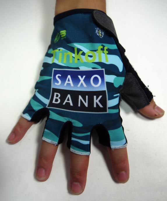 2015 Saxo Bank Tinkoff Guante de bicicletas